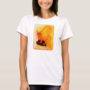 Camiseta elemental de la fantasía del arte del