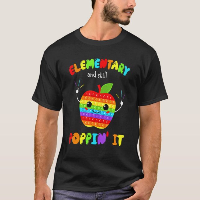 Camiseta Elemental Y Aún Así Poppin De Vuelta Al Pop Escola (Anverso)