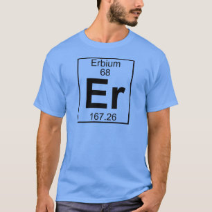 Camiseta Elemento 068 - Er - erbio (lleno)