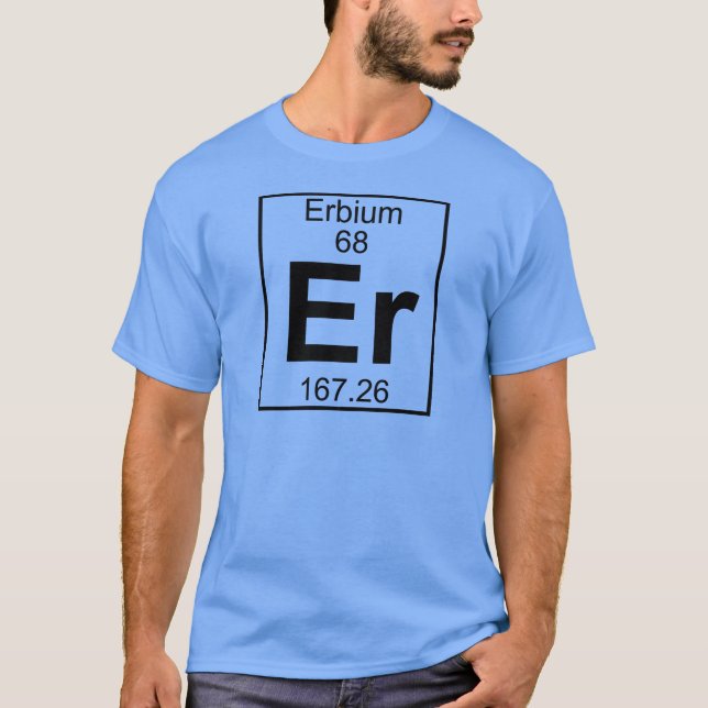 Camiseta Elemento 068 - Er - erbio (lleno) (Anverso)