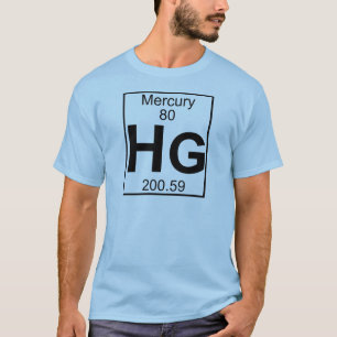 Camiseta Elemento 080 - Hectogramos - Mercury (lleno)