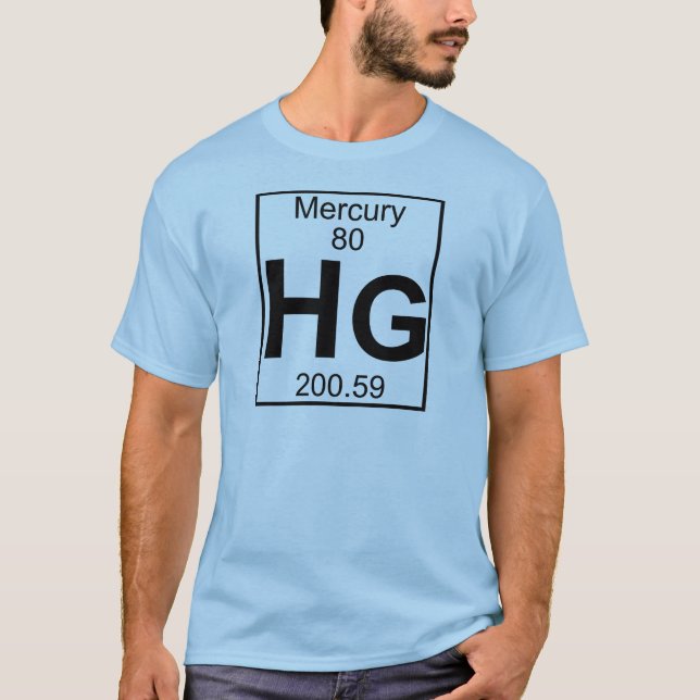 Camiseta Elemento 080 - Hectogramos - Mercury (lleno) (Anverso)