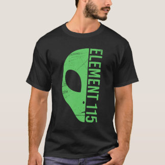 Camiseta Elemento Alien Head 115 Ununpentium Area 51 Uup UF