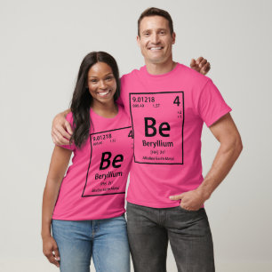 Camiseta Elemento berilio (negro)
