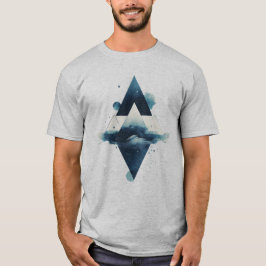 Camiseta Elemento de agua geométrica