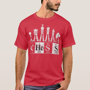 Camiseta Elemento de ajedrez Ciencia Chess Nerd Player Prem