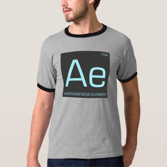 Camiseta Elemento de Awesomeness (Anverso)