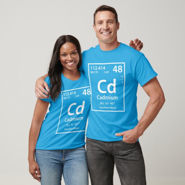 Camiseta Elemento de cadmio (blanco) (Unisexo)