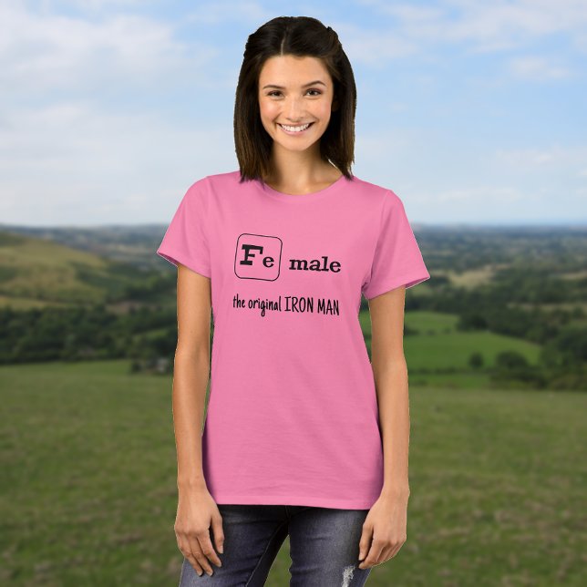 Camiseta Elemento de hierro del juego de palabras Deportes  (Subido por el creador)