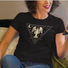 Camiseta Elemento de la Tierra del Rótulo Zodiaco Virgo en