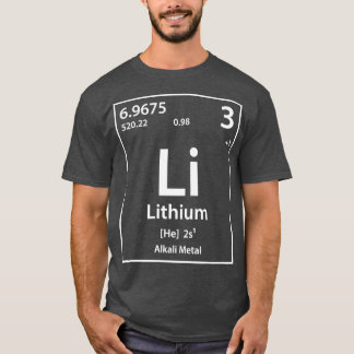 Camiseta Elemento de litio