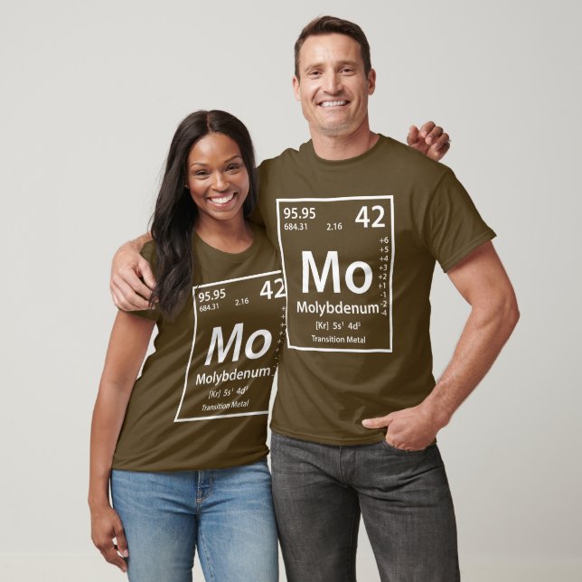 Camiseta Elemento de molibdeno (blanco) (Unisexo)