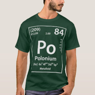Camiseta Elemento de polonio