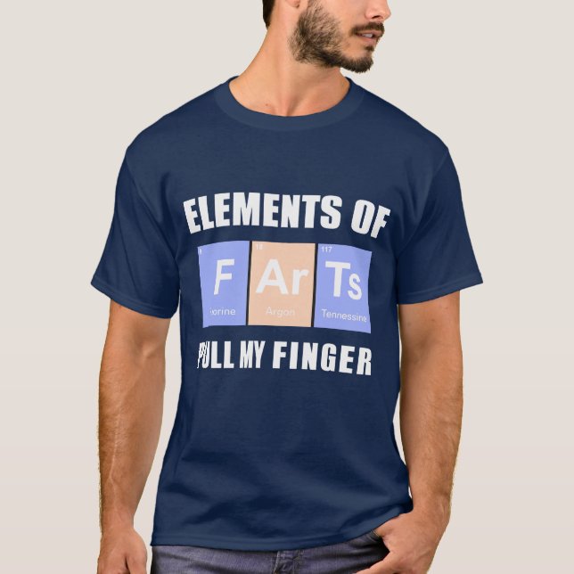 Camiseta Elemento de Pull My Finger. (Anverso)