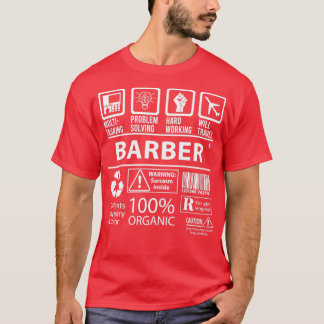 Camiseta Elemento de regalo de trabajo certificado de multi