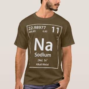 Camiseta Elemento de sodio