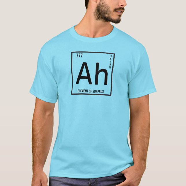 Camiseta Elemento de Sorpresa (Anverso)