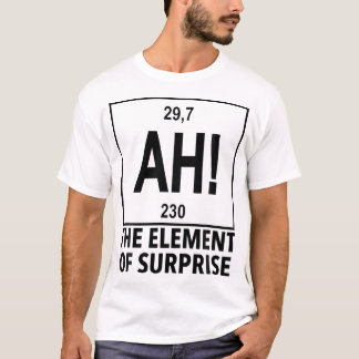 Camiseta Elemento de Sorpresa Ah Química Tabla Periódica