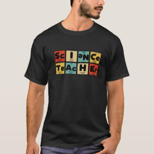 Camiseta Elemento de tabla periódica del profesor de cienci