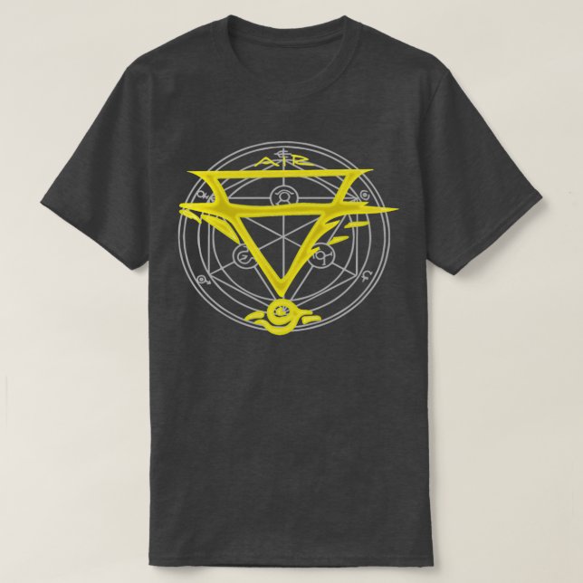 Camiseta Elemento de transmutación del aire (Diseño del anverso)