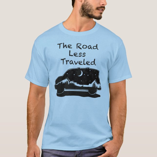 Camiseta Elemento del camino menos transitado (Anverso)