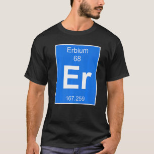Camiseta Elemento Erbium Costume Química de tabla periódica