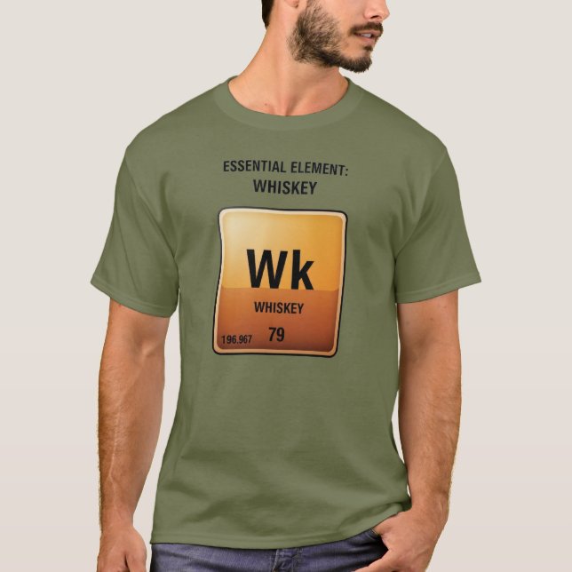 Camiseta Elemento esencial Whiskey (Anverso)
