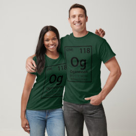 Camiseta Elemento Oganesson (negro)