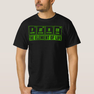 Camiseta Elemento padre, padre de tabla periódica divertida