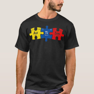 Camiseta Elemento periódico Autismo Romper conciencia de au
