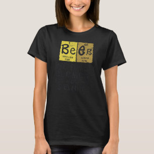 Camiseta Elemento Primario De La Cerveza De Los Hombres Par