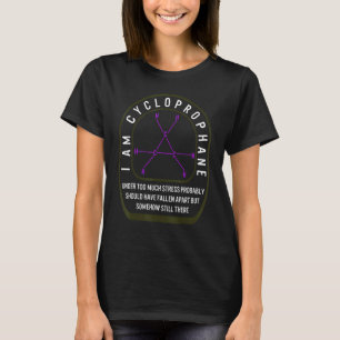 Camiseta Elemento químico ciclopropano Científico orgánico 