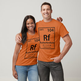 Camiseta Elemento Rutherfordium (negro)