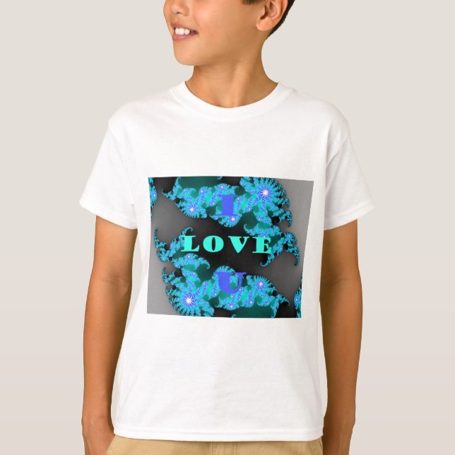 Camiseta Elementos de amor cósmicos Imprimir (Anverso)