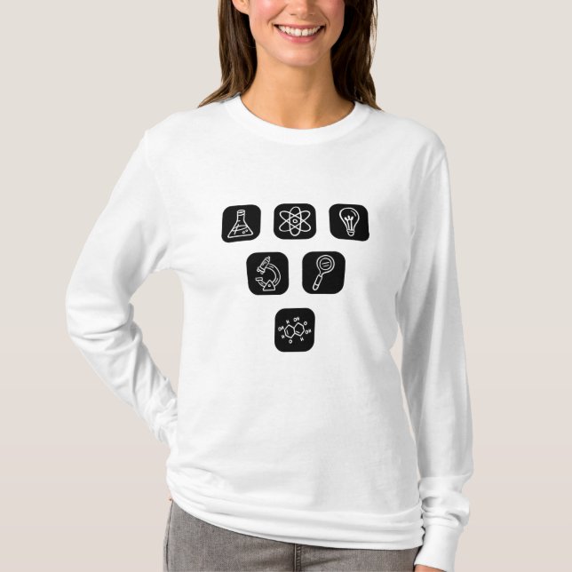 Camiseta Elementos de ciencia (Anverso)