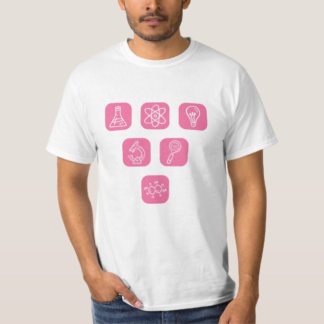 Camiseta Elementos de ciencia (Anverso)