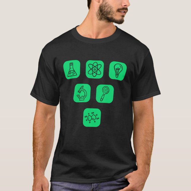 Camiseta Elementos de ciencia (Anverso)