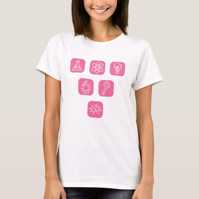 Camiseta Elementos de ciencia (Anverso)