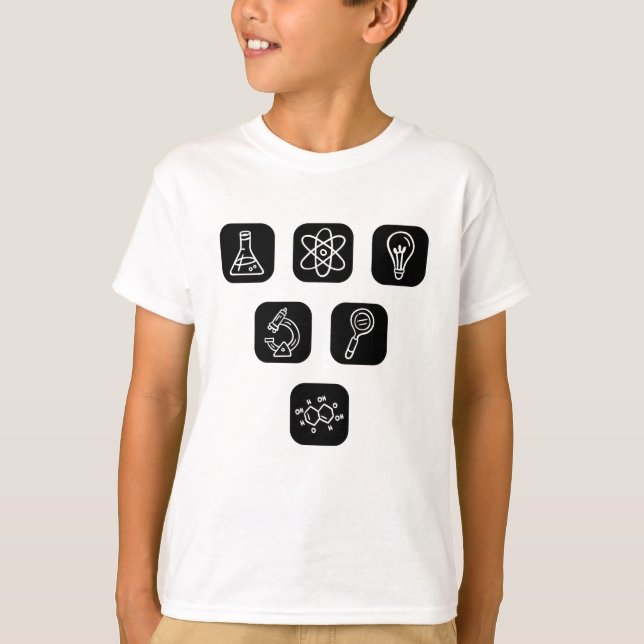 Camiseta Elementos de ciencia (Anverso)