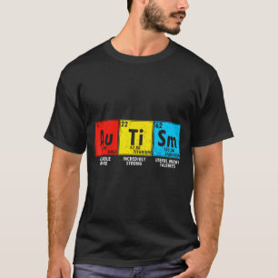 Camiseta Elementos de Conciencia del Autismo Tabla Periódic