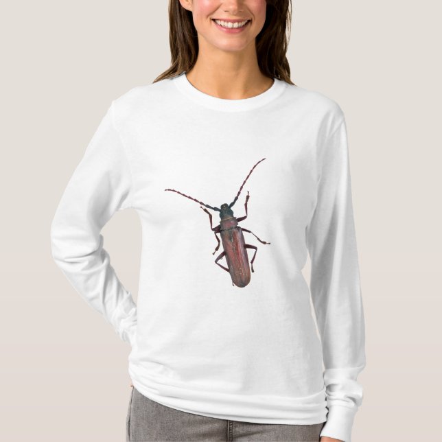 Camiseta Elementos de coordinación de escarabajo de Longhor (Anverso)