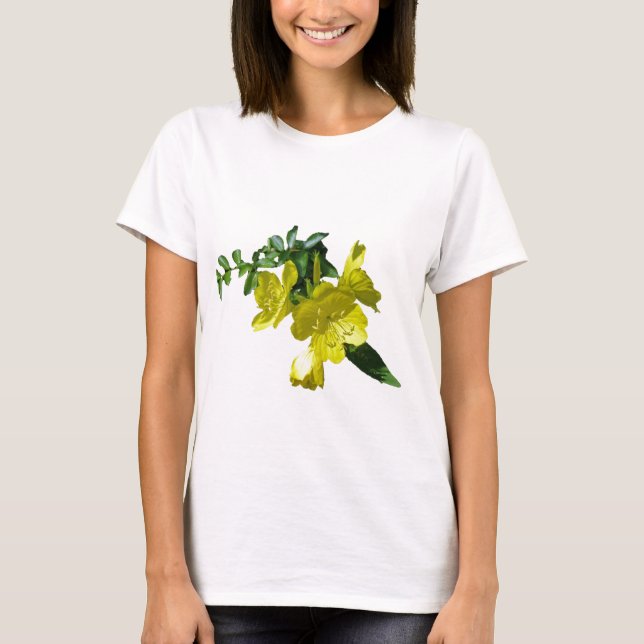 Camiseta Elementos de coordinación de la rosa prima de las  (Anverso)
