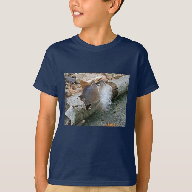Camiseta Elementos de coordinación de plumas de buitre de T (Anverso)