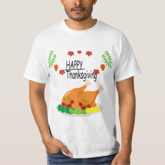 Camiseta Elementos de diseño del tema de Acción de Gracias