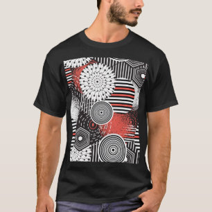 Camiseta Elementos de Ilustracion de resumen de cosecha grá