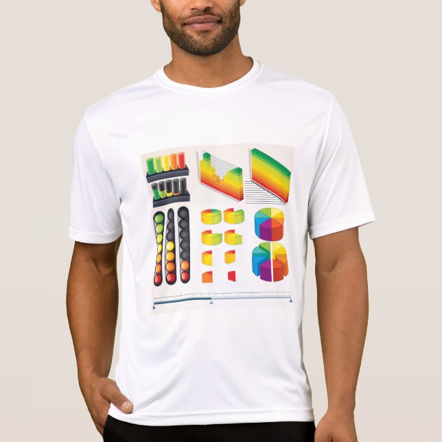 Camiseta Elementos de infografía y visualización de datos (Anverso)