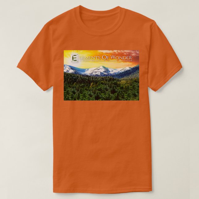 Camiseta Elementos de la maravilla (Diseño del anverso)