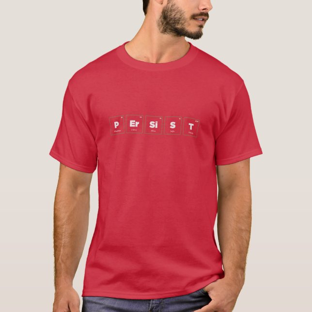 Camiseta Elementos de la persistencia (Anverso)