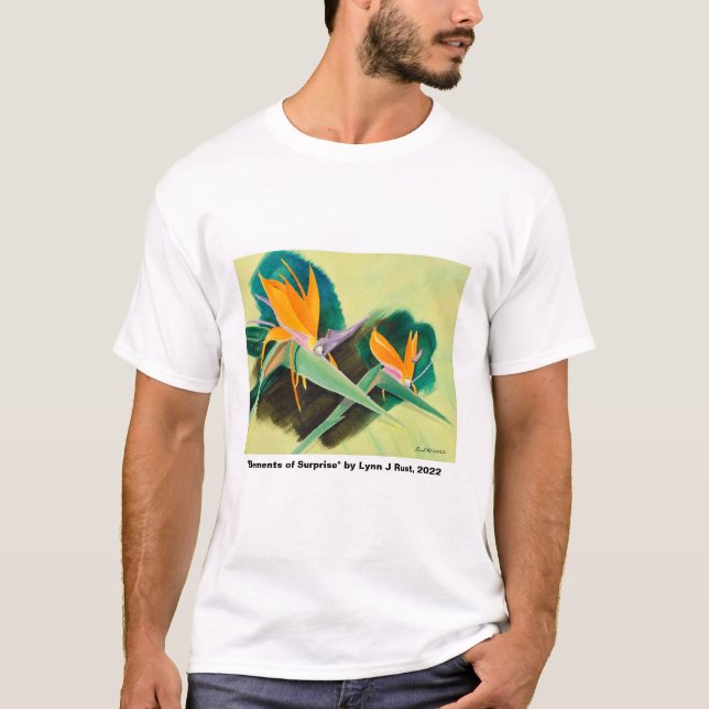 Camiseta "Elementos de la sorpresa" arte T-Shirt (Anverso)