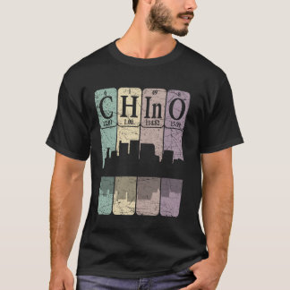 Camiseta Elementos de la tabla periódica Chino Chino Califo